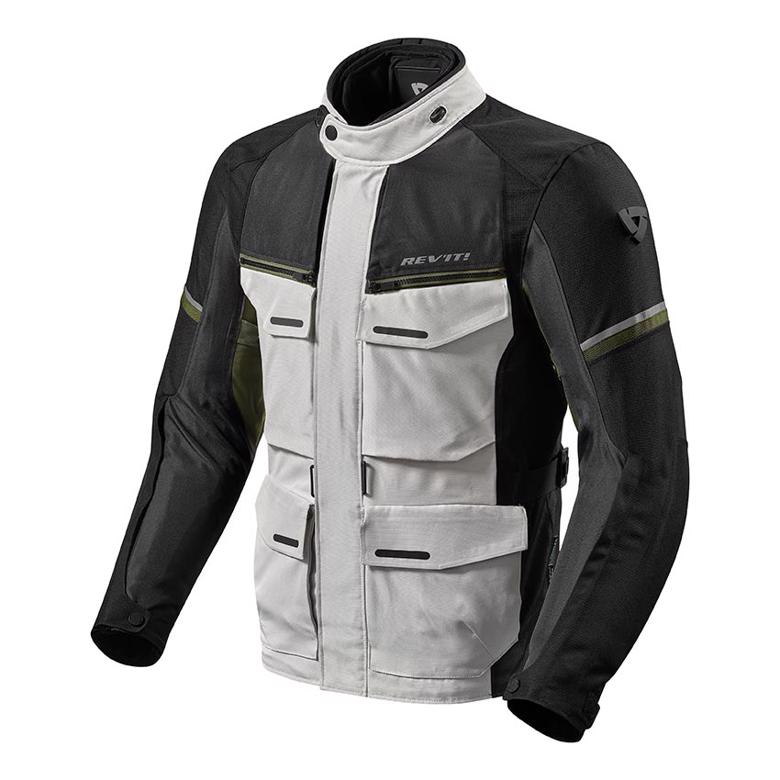 バイク用品ウェアジャケットレブイットアウトバック3ジャケットシルバーグリーンMREVITFJT262-4080-M取寄品