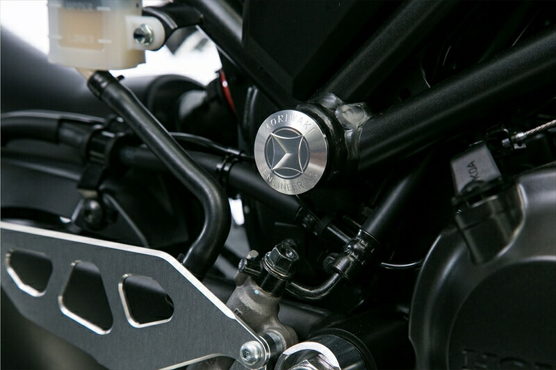 バイクパーツ 外装 MORIWAKI ENGINEERING(モリワキエンジニアリング) フレームホールプラグ SILVER 09085-201Q6-00 4527350148245