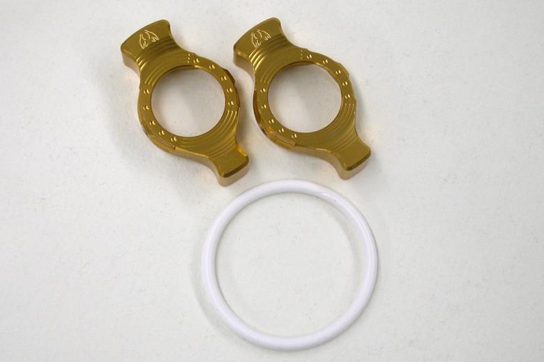 バイク用品 フロントフォーク K-FACTORY イニシャルアジャスター Dタイプ22-6カク ストロングゴールド ケイファクトリー 000VZCB005T 取寄品