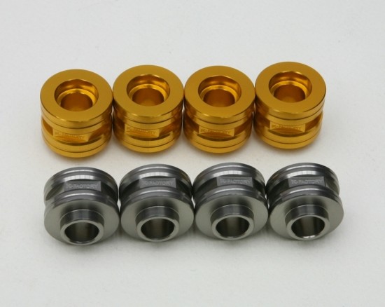 バイク用品 キャリパー＆サポート K-FACTORY ブレンボキャリパー用変換スペーサー チタン L＝18.5mm ケイファクトリー 000WZCQ002C 取寄品