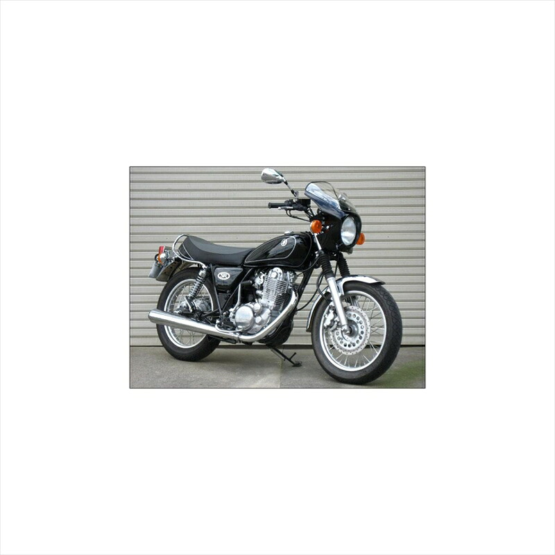 バイクパーツ 外装シックデザイン ロードコメット ブラック/スモーク RC16-BK/2 4547424009203SR400/500|バイク用品はとやグループ2号店