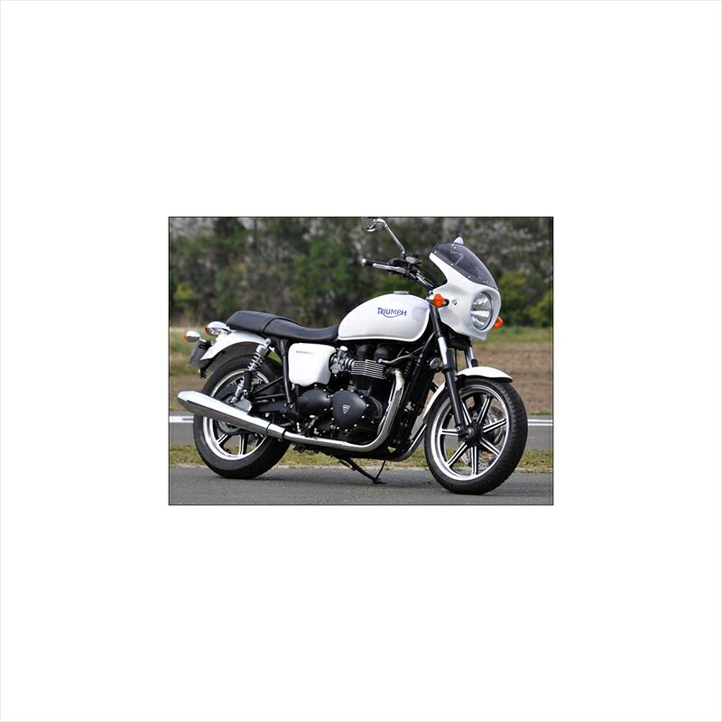 バイクパーツCHIC DESIGN(シックデザイン) ロードコメット ファントムブラック/スモーク RC62B-PHBK/24548916388523ボンネビルT100 09-|バイク用品はとやグループ2号店