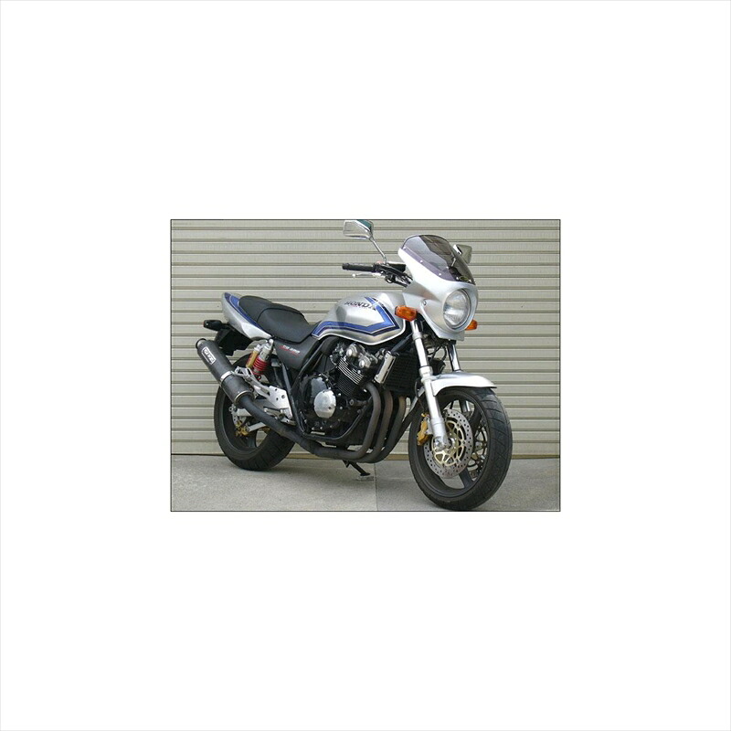 バイクパーツ 外装シックデザイン ロードコメット2 フォースシルバーM/クリア RCB37-FOSV 4547424014542CB400SF 99｜バイク用品はとやグループ2号店