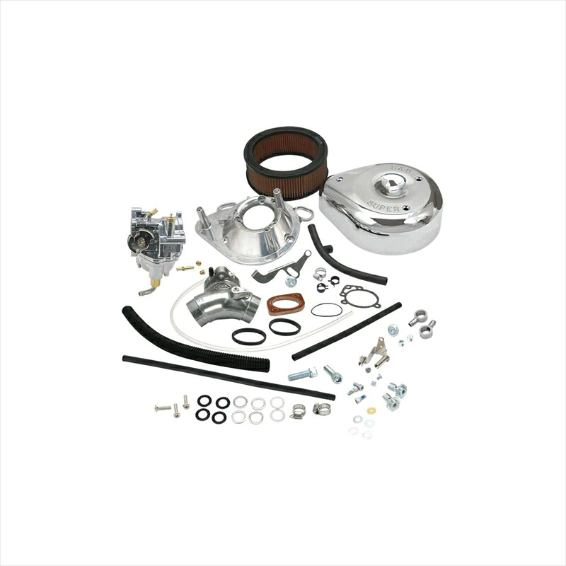 バイクパーツ エスアンドエスサイクル S＆S スーパーEコンプリートキャブレターキット BIG TWIN 93-99 11-0419 4548916712571