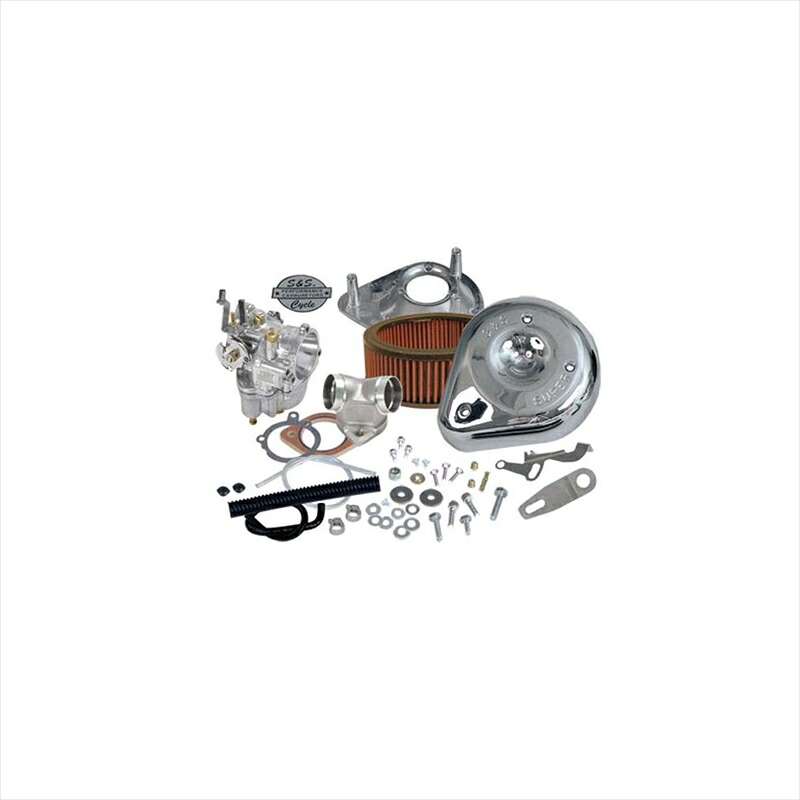 バイクパーツ エスアンドエスサイクル S＆S スーパーEコンプリートキャブレターキット SPORTSTER 04-06 11-0470 4548916712663