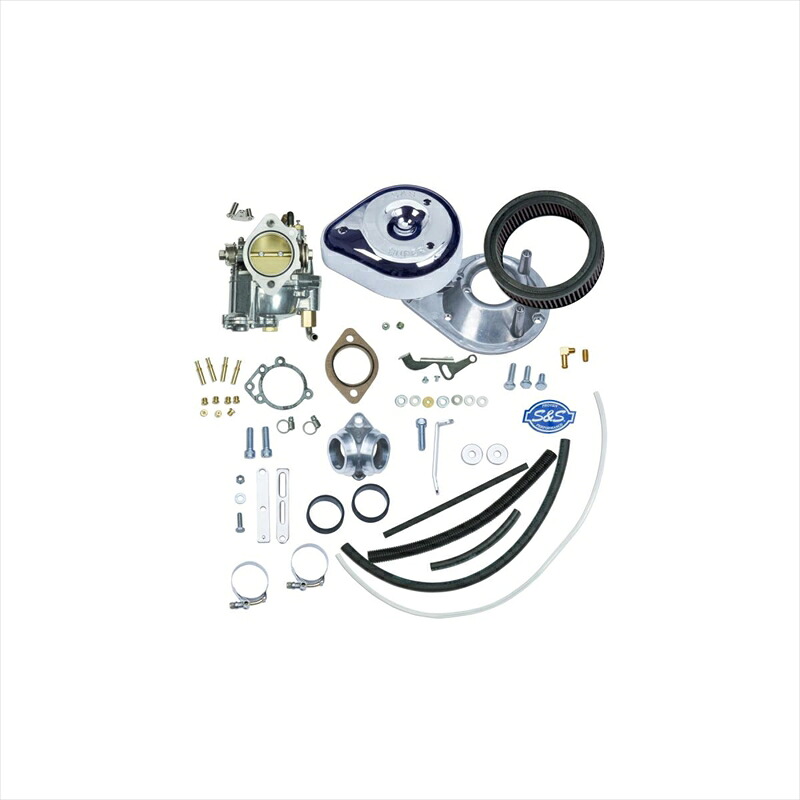 バイクパーツエスアンドエスサイクル S＆S スーパーEコンプリートキャブレターキット BIG TWIN 79-8411-0411 4549950287315｜バイク用品はとやグループ2号店