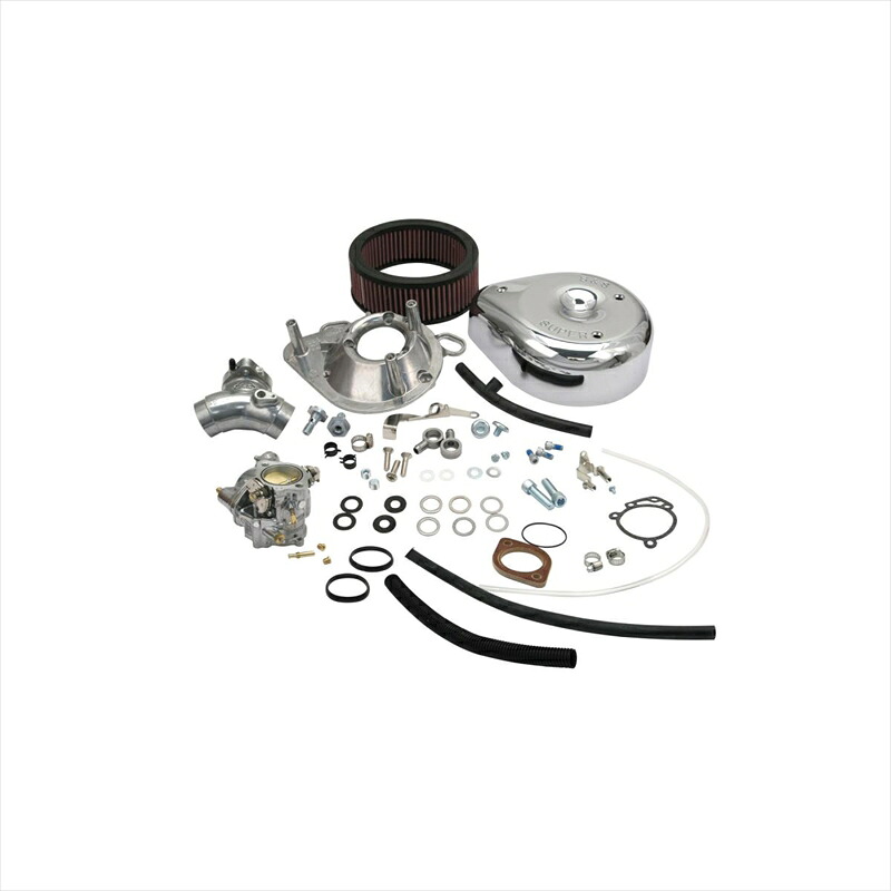 バイクパーツ エスアンドエスサイクル S&S スーパーE コンプリートキャブレターキット ビッグツイン 99-05 11-0450 4548916712649