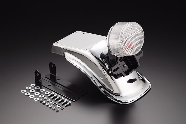 バイクパーツ 外装ドレミコレクション Z2タイプリアフェンダー ランプツキクリアー20075 4573280100754|バイク用品はとやグループ2号店