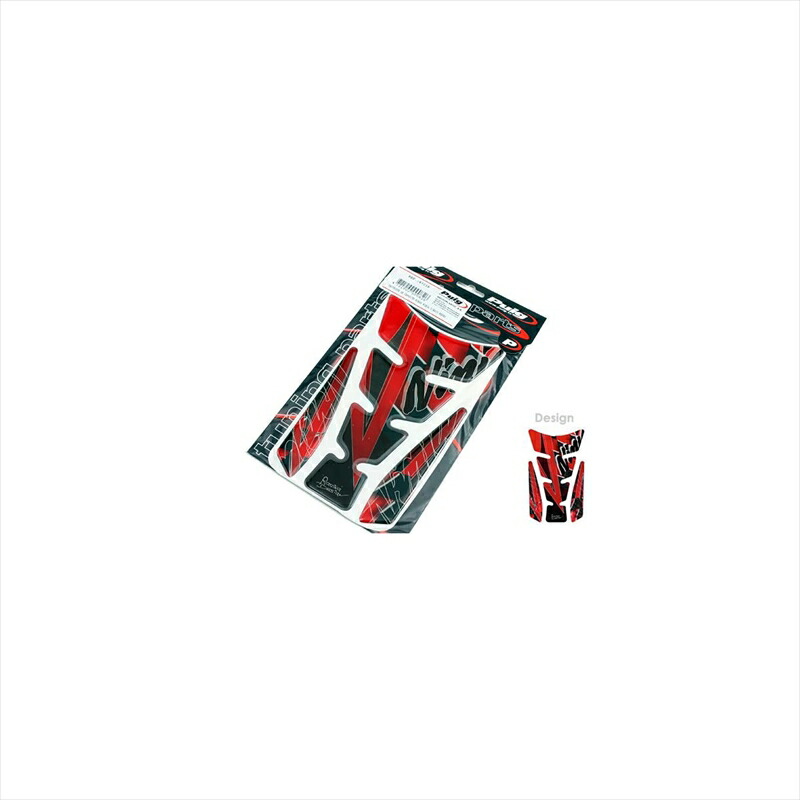 バイクパーツ 外装 プーチ タンクパッド WINGS 4721R 4548916419852 NIN RED