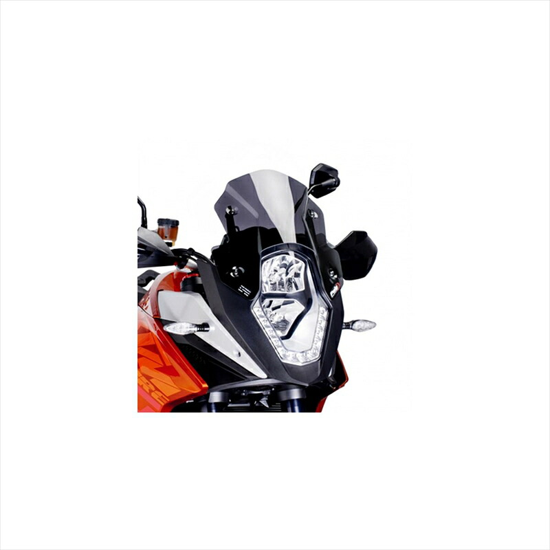 バイクパーツ 外装プーチ スクリーン レーシング D.スモーク 6847F 4548916134076KTM 1190 ADVETURE 13|バイク用品はとやグループ2号店