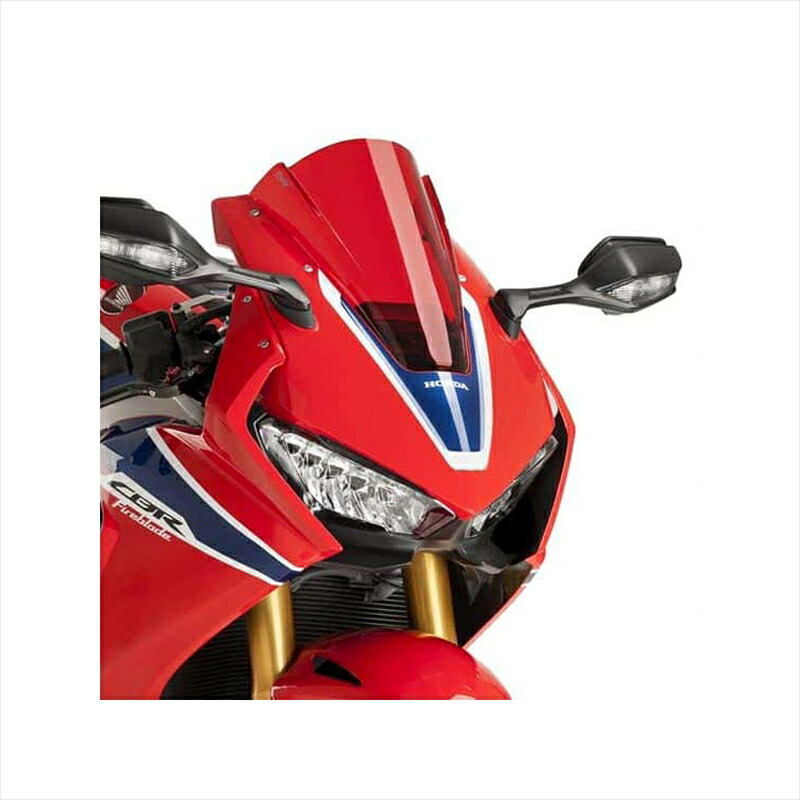 バイクパーツ 外装プーチ レーシングスクリーン レッド 9407R 4549950488217CBR1000RR/SP/SP2 17-19｜バイク用品はとやグループ2号店