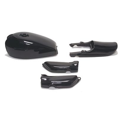 バイクパーツ 外装 ドレミコレクション ペイントズミタンクセット ブラック 10009 4573268850091 Z1/2