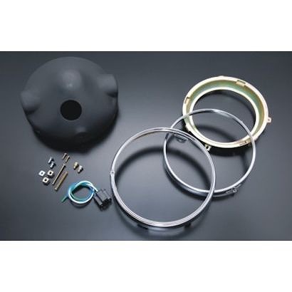 バイクパーツ 電装系 ドレミコレクション ライトリム＆ケースセット BLK 10297 4573268862971 Z1/2
