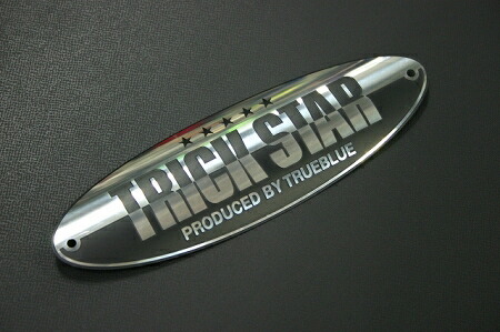 バイクパーツ マフラー トリックスター サイレンサーエンブレム 曲げ有り TS-EMB-S 4560385187001