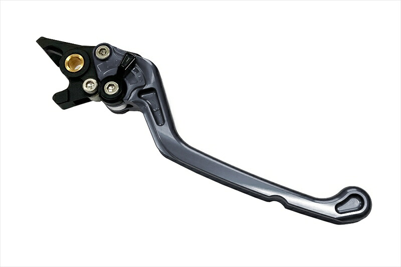 バイクパーツ BIKERS(バイカーズ) フロントブレーキレバー プレミアム フラットタイプ グレー H0408-GRY 4549950837480