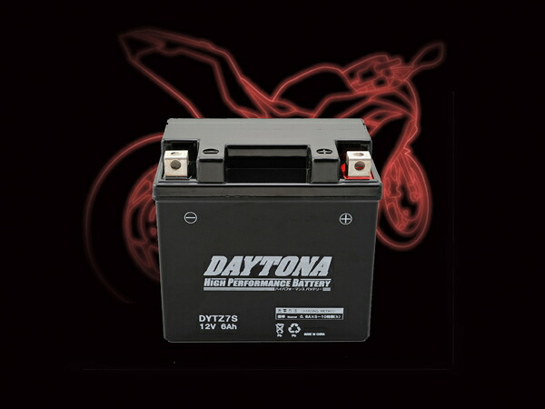 【5日前後で発送】 バイク用品 電装系 バッテリー＆充電器 デイトナ DAYTONA ハイパフォーマンスバッテリー DYTZ7S 92881 4909449467640 取寄品