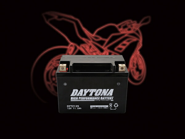 【5日前後で発送】 バイク用品 電装系 バッテリー＆充電器 デイトナ DAYTONA ハイパフォーマンスバッテリー DYTZ12S 92887 4909449467701 取寄品