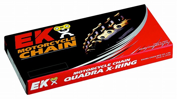 バイク用品 駆動系 EKチェーン 江沼 エヌマ チェーン チェーン 428ZVX ゴールド 146L MLJ 428ZV-X(GP/GP) 4582252858685 取寄品