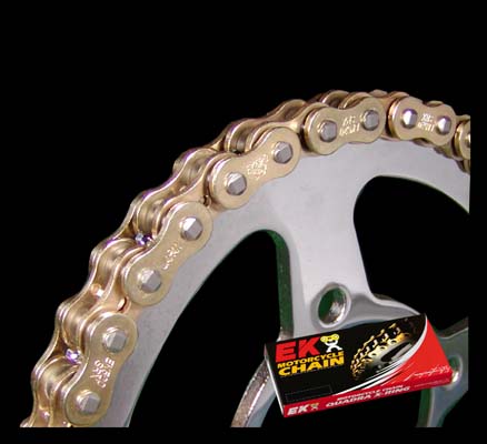 バイク用品 駆動系 EKチェーン 江沼 エヌマ チェーン 520SRX2-GP GP GOLD＆GOLD 124L SKJ 520SRX2-GP/GP 4571291825802 取寄品