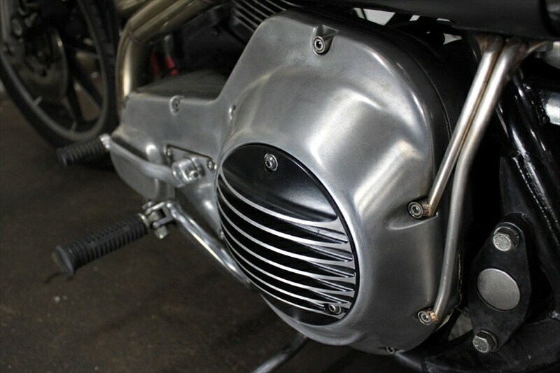 バイクパーツ FORK(フォーク) ダービーカバー 7フィン 3穴 1171-01B 4548664886739