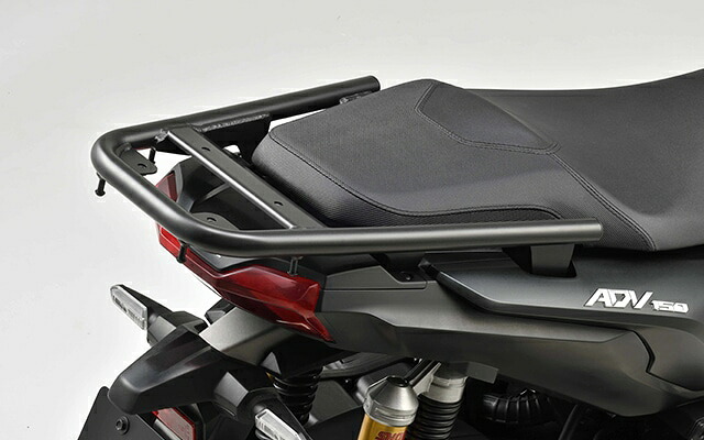 バイク用品 リアキャリア ADV150 HONDA純正リアキャリア 08L70-K0W-J00 注目のADV150のリアキャリアが純正で登場！