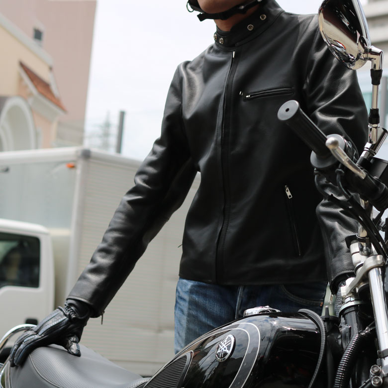 楽天市場 ワイドソース Widesouece 本牛革 シングル レザージャケット ブラック 革ジャン ライダース 本皮 バイク メンズ ライディング おしゃれ かっこいい 防寒防風 バイク用品はとやグループ2号店