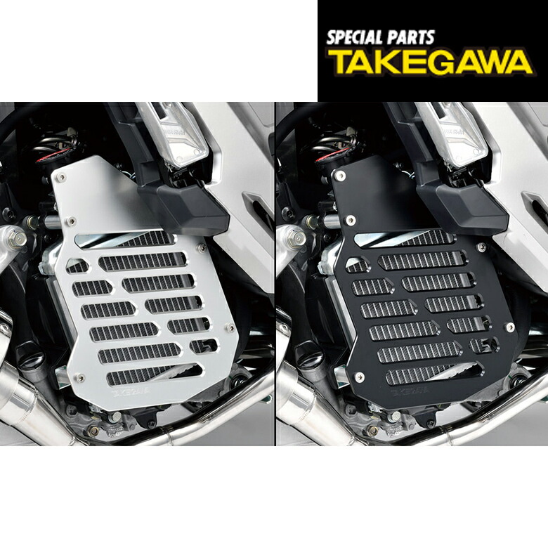 バイクパーツ SP TAKEGAWA(SP武川) ラジエター コア ガード シルバー 07-07-0244 4514162245699