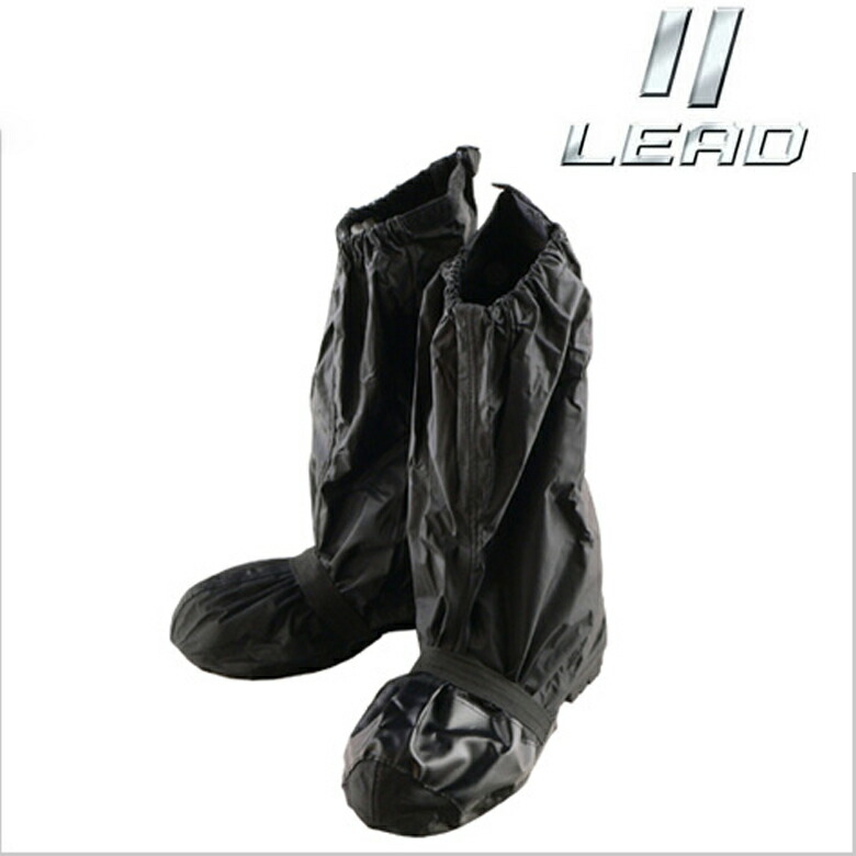 【5日前後で発送】 バイクシューズカバーLEAD MOTORCYCLE GEAR(リード工業)Landspout RW-052 ブーツカバー RW-052A防水 シューズカバー レインカバー 雨具 雨対策 ブラック オールシーズン 取寄品画像