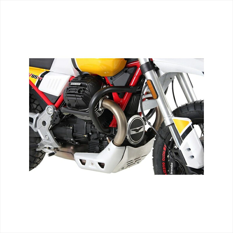 バイクパーツ HEPCO&BECKER(ヘプコアンドベッカー) エンジンガード ブラック 501554 00 01 4549950959090 V85 TT/Strada/Travel 19-25