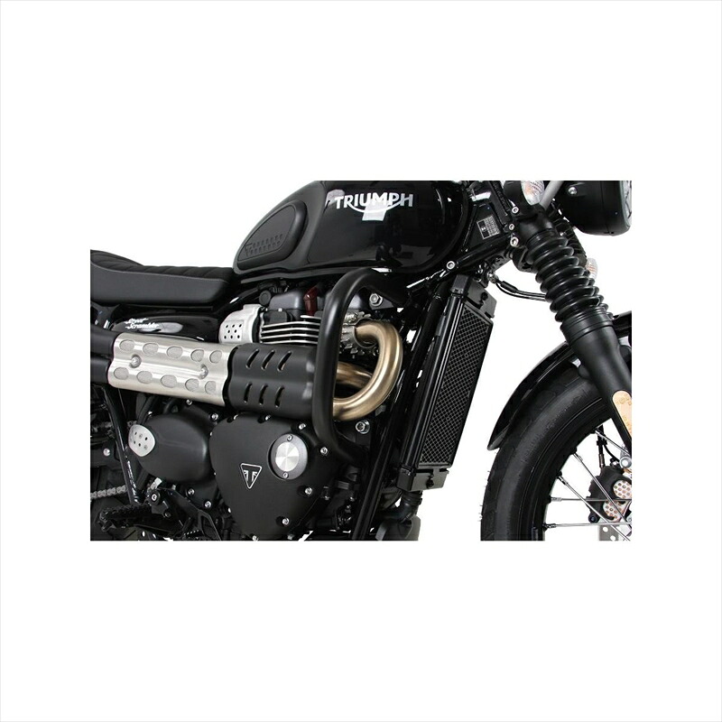 バイクパーツ HEPCO&BECKER(ヘプコアンドベッカー) エンジンガード ブラック 5017557 00 01 4550255160142 Street Srcambler/Srcambler900 17-25