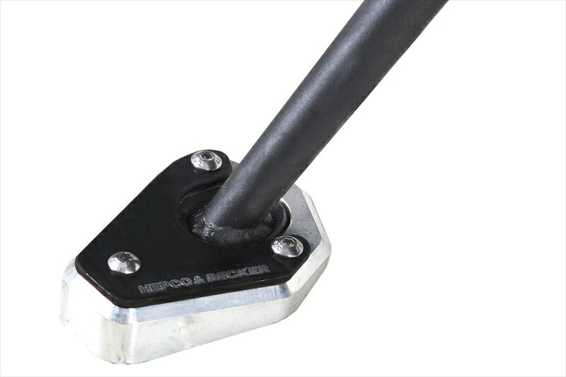 バイクパーツHEPCO&BECKER(ヘプコアンドベッカー) サイドスタンド エンラージメント42112539 00 914550255175443｜バイク用品はとやグループ2号店
