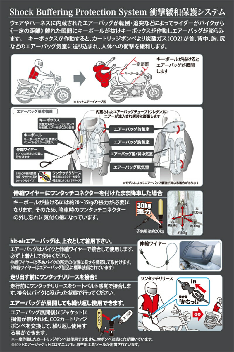 バイク用品ウェアHIT-AIRヒットエアーエアーバックMLV-RCブラック#L45602164139104560216413910取寄品セール