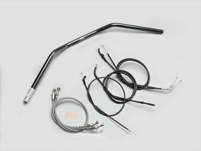 バイク用品 ハンドル ハリケーン HURRICANE トラッカーＬＯＷ ハンドルSET H708-043B 4936887052893 取寄品
