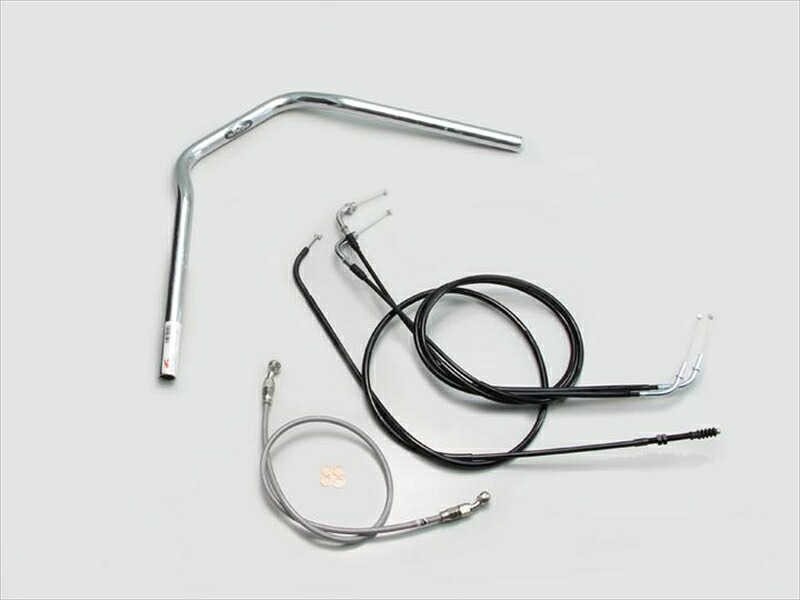 バイク用品 ハンドルハリケーン HURRICANE ナロープルバック1型 ハンドルSETH705-066C 4936887329056取寄品|バイク用品はとやグループ2号店