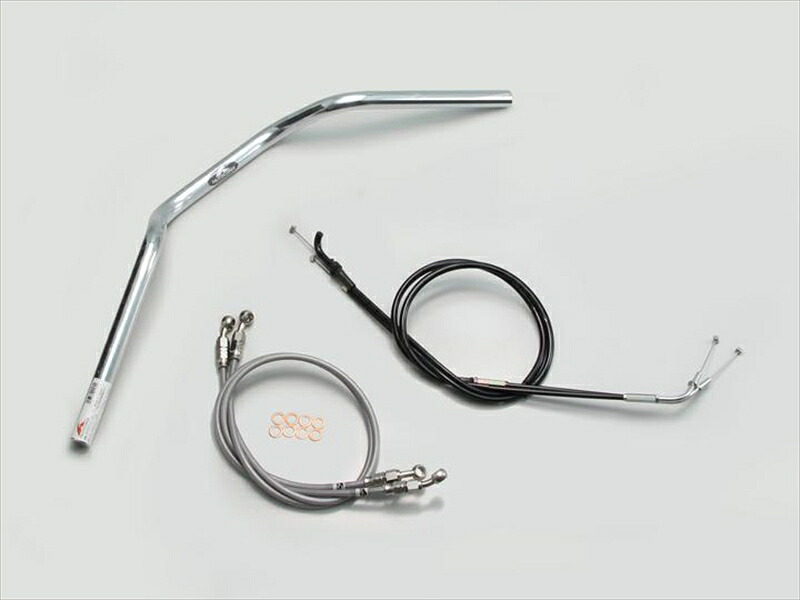バイク用品 ハンドル ハリケーン HURRICANE ヨーロピアン２型 ハンドルSET H704-071C 4936887416763 取寄品