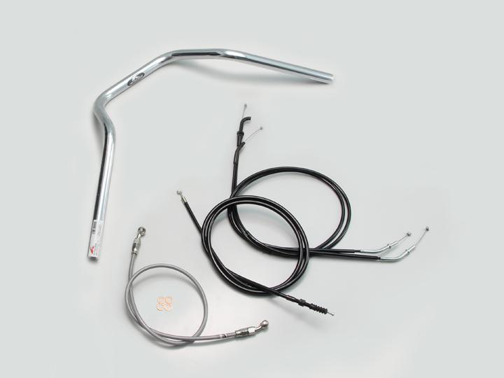 バイク用品 ハンドルハリケーン HURRICANE ナロー４型 ハンドルSETH706-048C 4936887949988取寄品｜バイク用品はとやグループ2号店