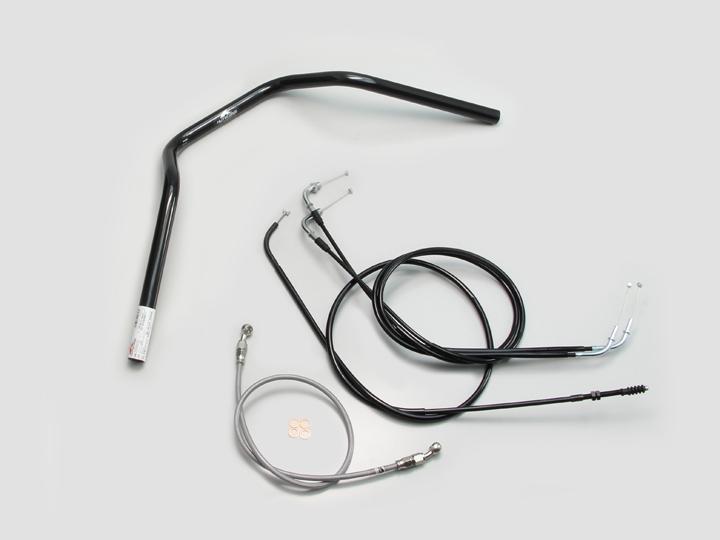 バイク用品 ハンドルハリケーン HURRICANE ナロー３型 ハンドルSETH705-047B 4936887973655取寄品｜バイク用品はとやグループ2号店