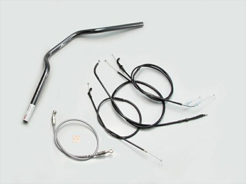 バイク用品 ハンドル ハリケーン HURRICANE ヨーロピアン１型 ハンドルSET H710-009B 4936887157048 取寄品