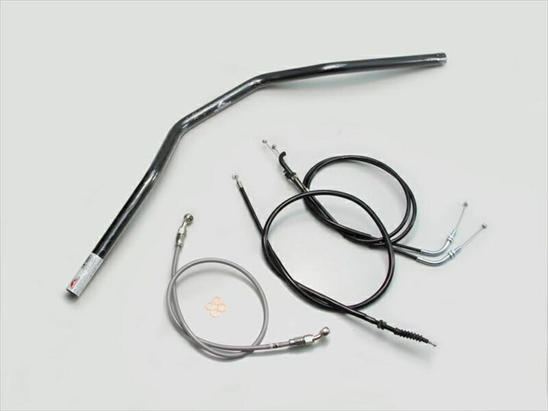 バイク用品 ハンドルハリケーン HURRICANE トラッカースペシャル ハンドルSETH714-033B 4936887011050取寄品|バイク用品はとやグループ2号店
