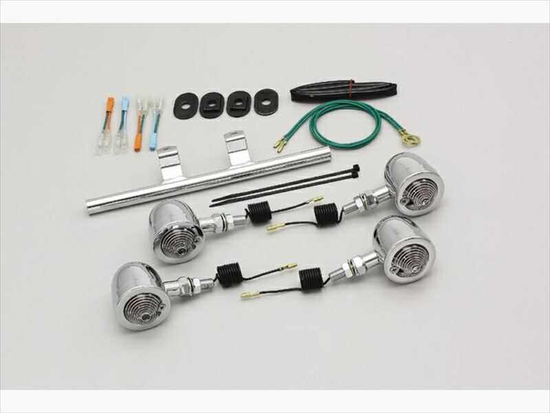 バイク用品 電装系 ハリケーン HURRICANE ブレットウインカーｋｉｔ ｽﾃﾑﾏｳﾝﾄ HA5339C 4936887005790 取寄品
