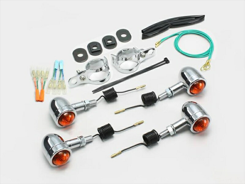バイク用品 電装系 ハリケーン HURRICANE ミニブレットウインカーkit ﾌｫｰｸﾏｳﾝﾄ HA5440 4936887005851 取寄品