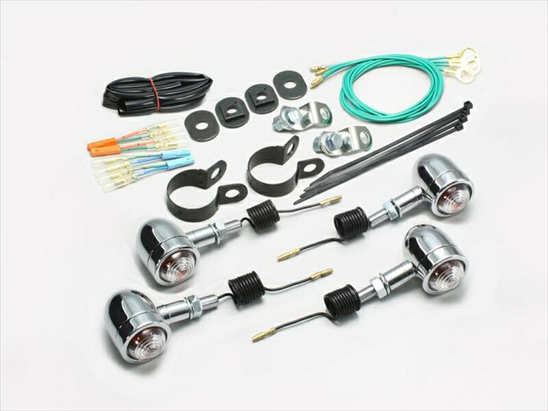 バイク用品 電装系 ハリケーン HURRICANE ミニブレットウインカーｋｉｔ ﾌﾚｰﾑﾏｳﾝﾄ HA5441C 4936887005905 取寄品