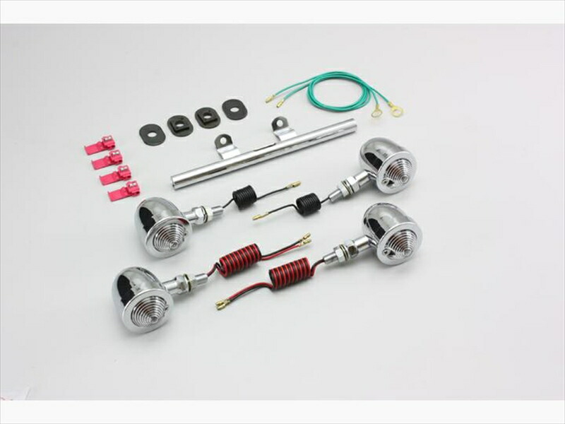 【5日前後で発送】 バイク用品 電装系 ハリケーン HURRICANE ブレットウインカーｋｉｔ ｽﾃﾑﾏｳﾝﾄ HA5342C 4936887006544 取寄品
