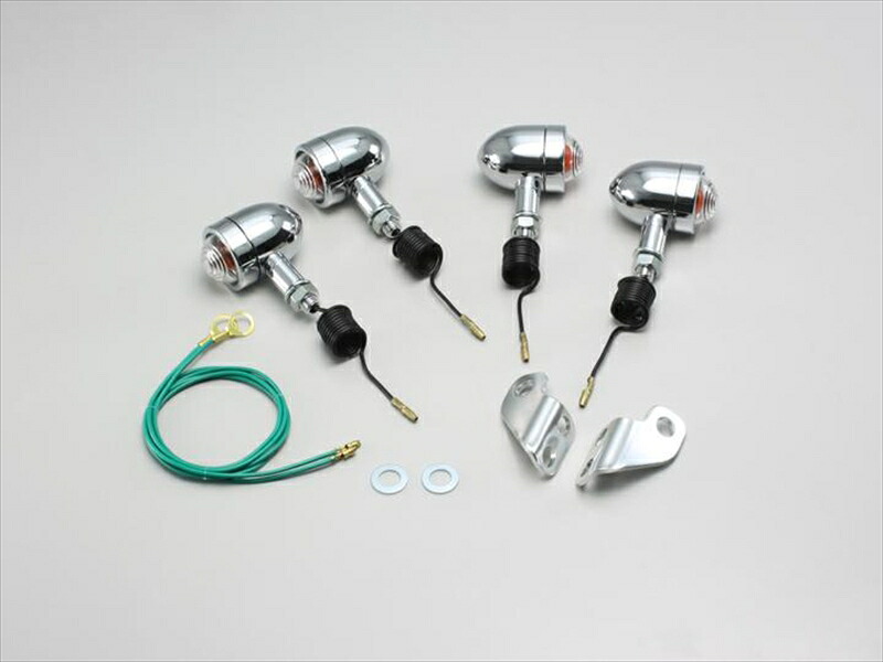 バイク用品 電装系ハリケーン HURRICANE ミニブレットウインカーkitHA5301C-02 4936887015645取寄品|バイク用品はとやグループ2号店
