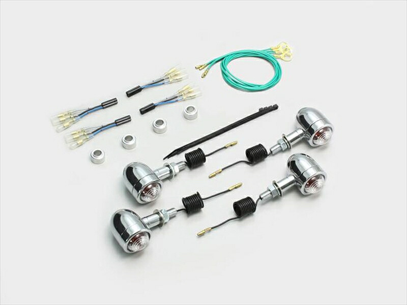 バイク用品 電装系 ハリケーン HURRICANE ミニブレットウインカーｋｉｔ ﾉｰﾏﾙ位置 HA5450C 4936887036138 取寄品