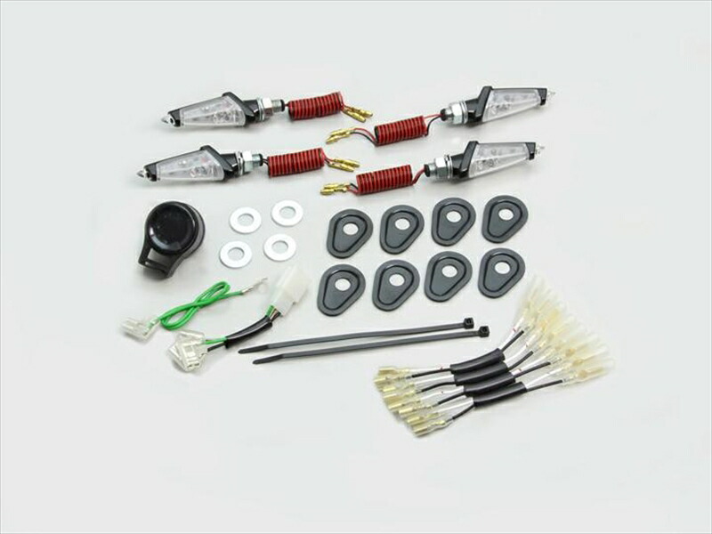 バイク用品 電装系ハリケーン HURRICANE LEDダガーウインカーKitHA5227BC 4936887179439取寄品