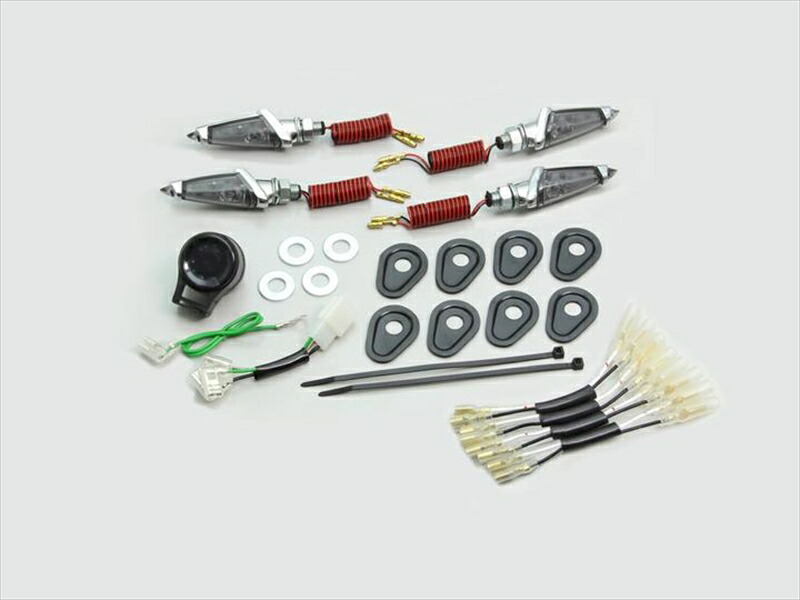 バイク用品 電装系ハリケーン HURRICANE LEDダガーウインカーKitHA5227MS 4936887909197取寄品|バイク用品はとやグループ2号店