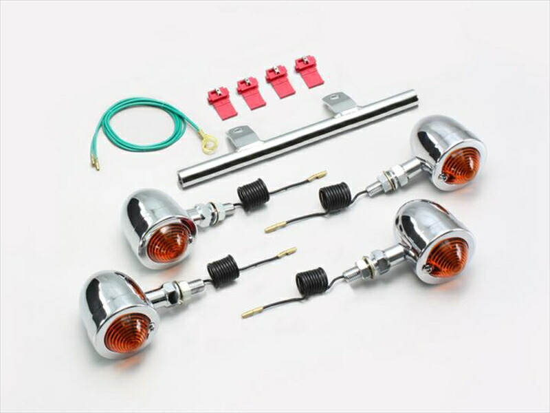 バイク用品 電装系ハリケーン HURRICANE ブレットウインカーkit ステムマウントHA5515-01 4936887641707取寄品