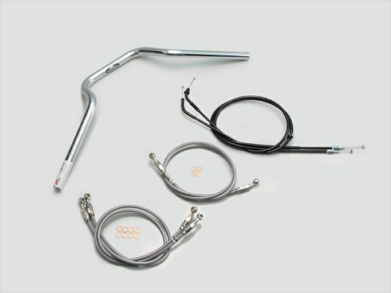 バイク用品 ハンドル ハリケーン HURRICANE クォーター３型 ハンドルSET H003-903C 4936887050042 取寄品