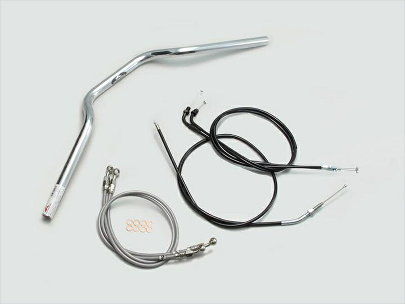 バイク用品 ハンドル ハリケーン HURRICANE ヨーロピアン１型 ハンドルSET H008-009C 4936887162943 取寄品